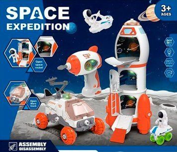 Набір космічної техніки для дітей із шуруповертом Space Expedition 25526 фото