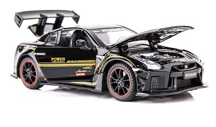 Машинка металева дитяча Nissan GT-R (R35) Auto Expert Чорний 30129 фото