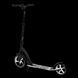 Складной самокат двухколесный с большими колесами и амортизатором Best Scooter Черный с белым Вид 2 25917 фото 3
