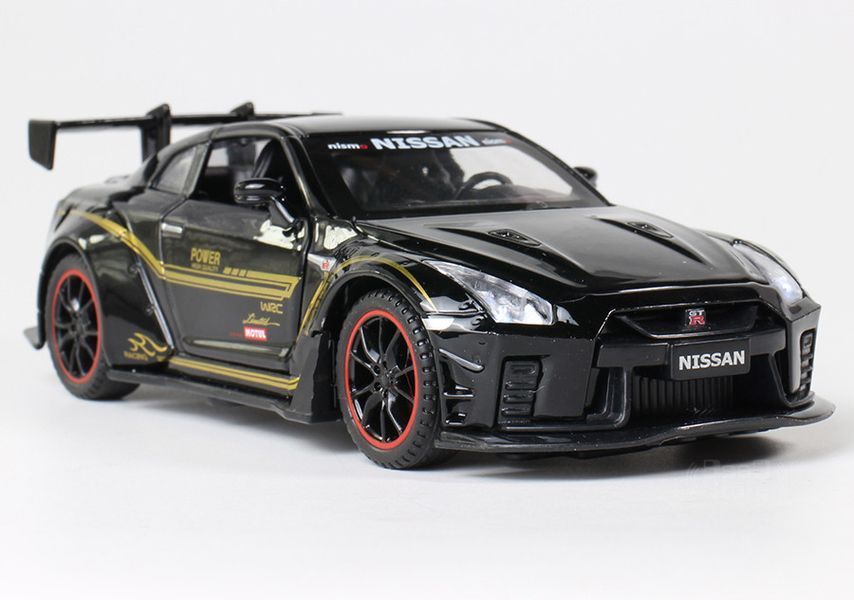 Машинка металева дитяча Nissan GT-R (R35) Auto Expert Чорний 30129 фото
