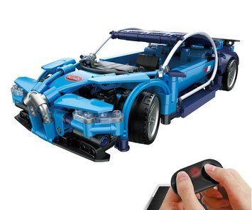 Конструктор машинка на радіокеруванні гоночна спортивна Bugatti Zhe Gao 501 деталь 32167 фото