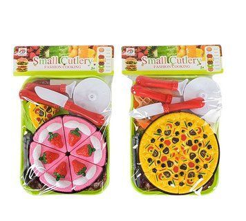 Игровой кулинарный набор продуктов с посудой Торт Пицца 35226 фото