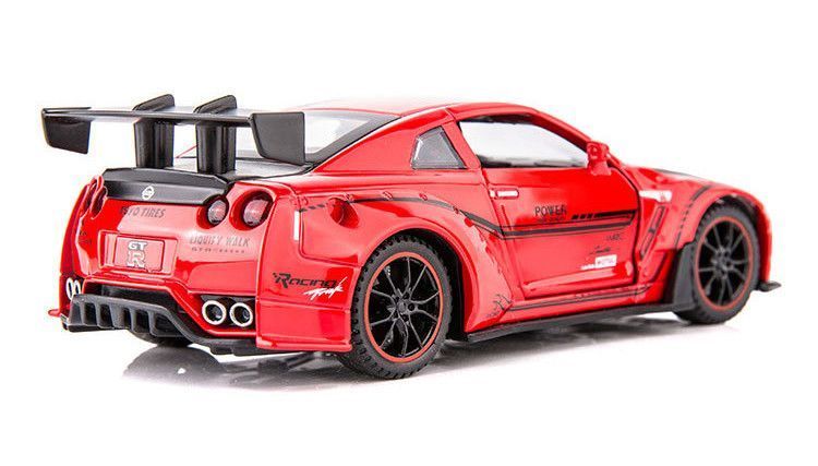 Машинка металева дитяча Nissan GT-R (R35) Auto Expert Червоний 30130 фото