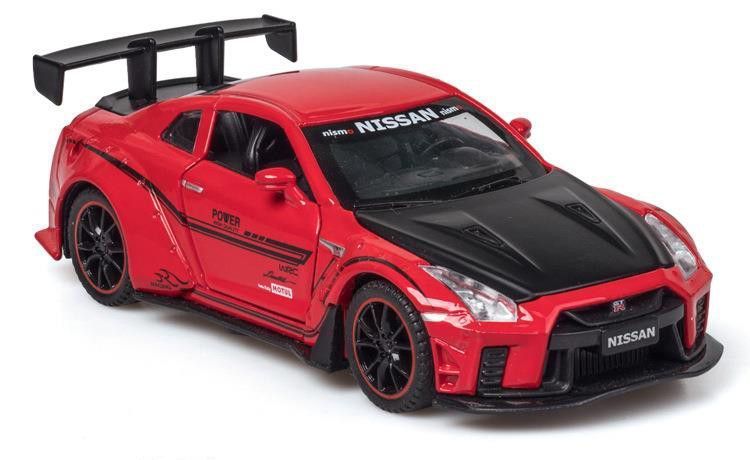 Машинка металева дитяча Nissan GT-R (R35) Auto Expert Червоний 30130 фото