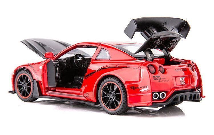 Машинка металева дитяча Nissan GT-R (R35) Auto Expert Червоний 30130 фото