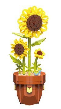 Конструктор Квіти в горщику Flowers 359 деталей 38663 фото