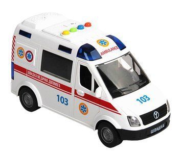 Дитяча машинка Швидка допомога на батарейках Авто Експерт Українське озвучування 35727 фото
