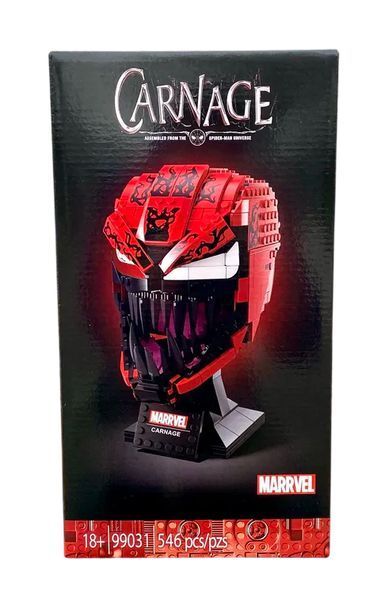 Конструктор Веном Марвел Голова Карнаж Super Heroes Marvel Carnage 546 деталей 43213 фото