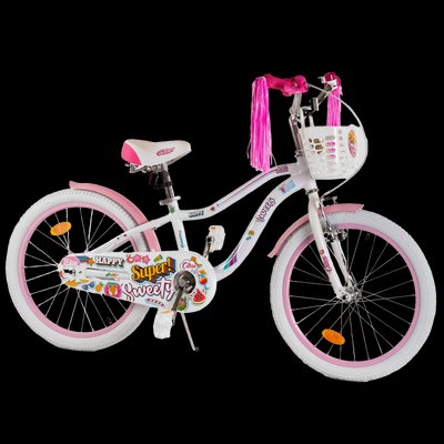 Дитячий велосипед для дівчинки 6-8 років Corso Sweety 20 дюймів Білий 26516 фото