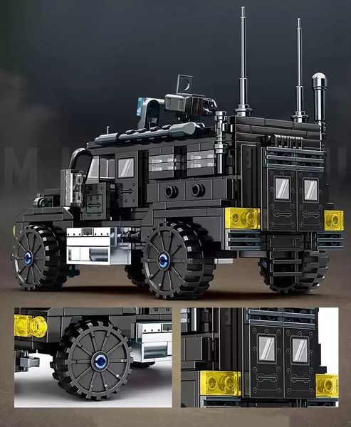 Военный конструктор машина Бронеавтомобиль MRAP Mingdi 306 деталей 44016 фото