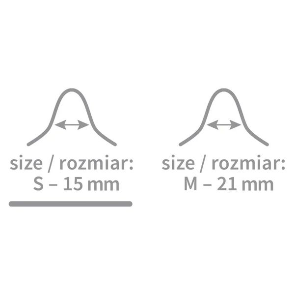 Силіконові накладки на груди для годування Babyobo "Natural Nursing" 2 шт. Розмір M 250113 фото