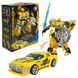 Робот Трансформер Бамблбі Автобот Bumblebee Robot Autobot зі зброєю Висота 25 см 44569 фото 6