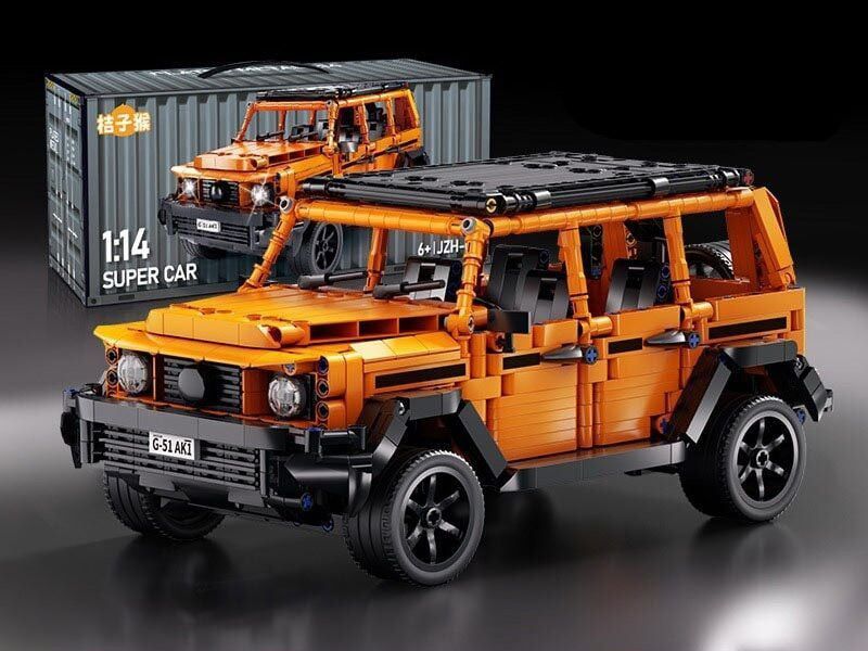 Конструктор машина Спорткар Mercedes-Benz G-Wagen Super Car Помаранчевий 42486 фото