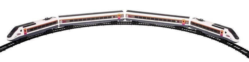 Дитяча залізниця зі звуком і підсвічуванням High-Speed Train Коричневий 38456 фото