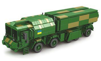 Конструктор военный ЗСУ Военная техника Оперативно-тактический ракетный комплекс Гром 720 деталей 32592 фото