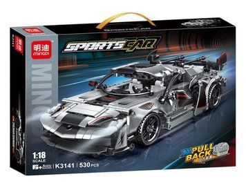 Конструктор машина Інерційний механізм Sportscar&nbsp;Mingdi 530 деталей 43416 фото