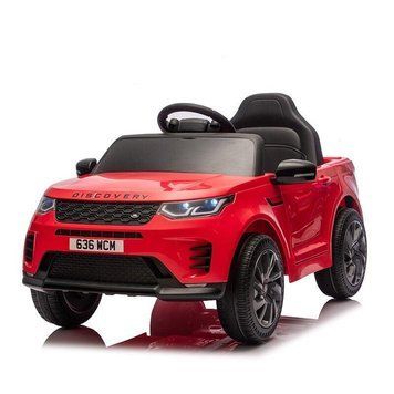 Одномісний дитячий електромобіль із пультом і двома моторами Land Rover JOY Червоний 43365 фото