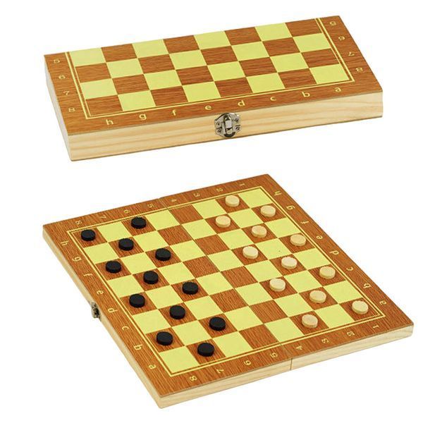 Игровой набор деревянный 3в1 Шахматы Шашки Нарды 29 х 29 см 35228 фото