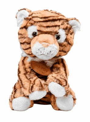 М'яка іграшка Тигр плюшевий 24 см 21880 фото