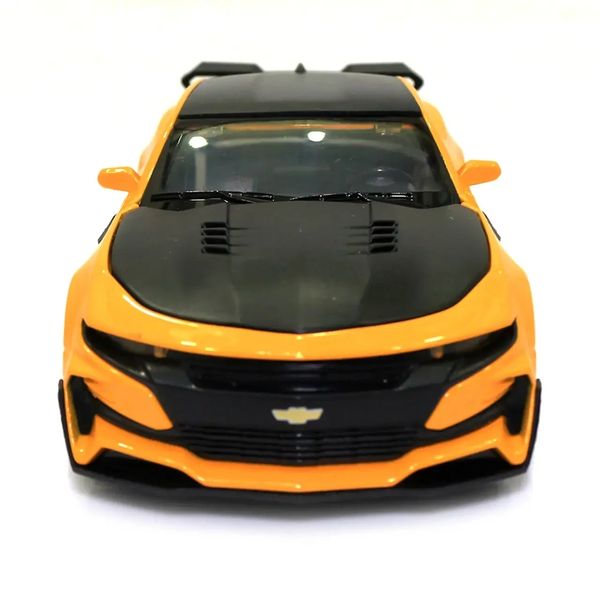 Металева машинка Chevrolet Camaro "Авто Експерт" Жовтий 25704 фото