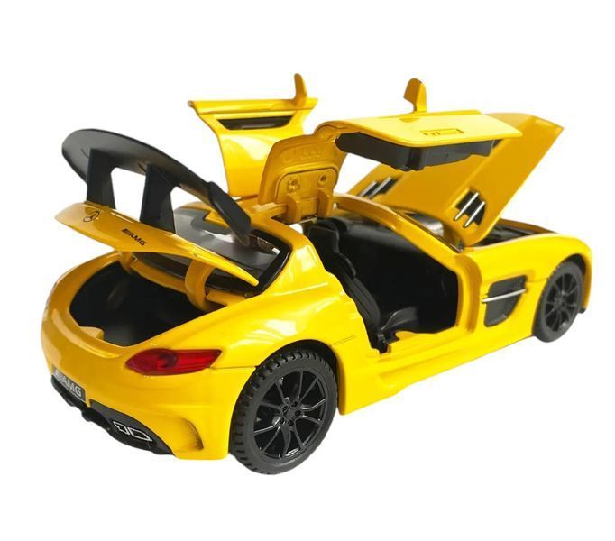 Машинка металева дитяча Mercedes Benz SLS AMG Auto Expert Жовтий 27177 фото