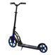 Складной самокат двухколесный с большими колесами и амортизатором Best Scooter Черный с синим Вид 3 25903 фото 2
