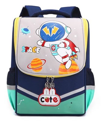 Дитячий рюкзак для школи та подорожей Космонавт Сірий 32509 фото