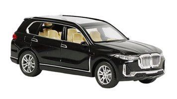Металева машинка інерційна з ефектами BMW X7 Auto Expert Premium Чорний 36744 фото