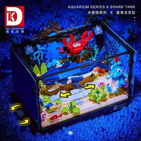 Конструктор аквариум с подсветкой Aquaria 648 деталей 36894 фото