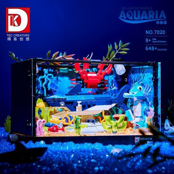 Конструктор аквариум с подсветкой Aquaria 648 деталей 36894 фото