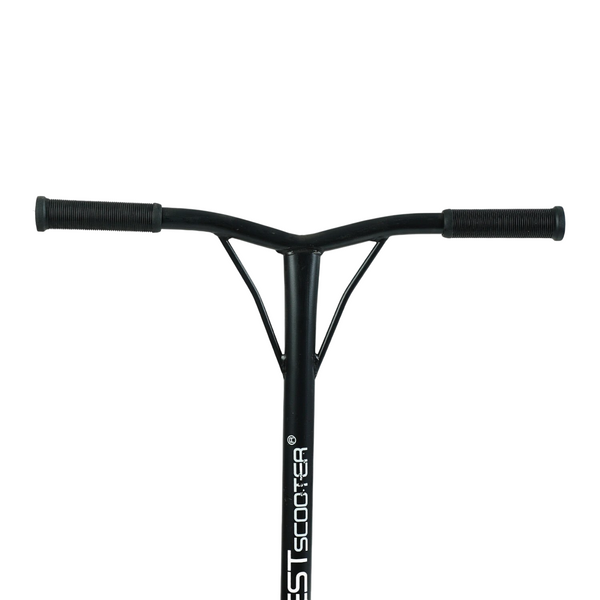 Самокат трюковий Best Scoooter 51738 HIC-система Чорний з помаранчевим 22858 фото
