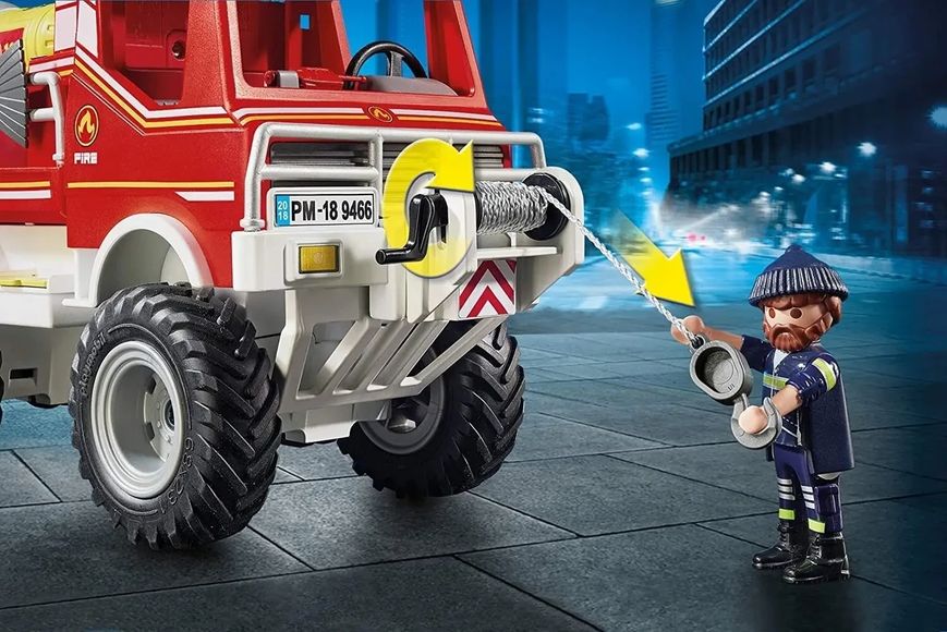 Конструктор Playmobil City Action Пожежна машина з водяною гарматою 56 деталей 34829 фото