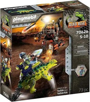 Конструктор Playmobil Dino rise Сайхания: вторжение робота 73 детали 34880 фото