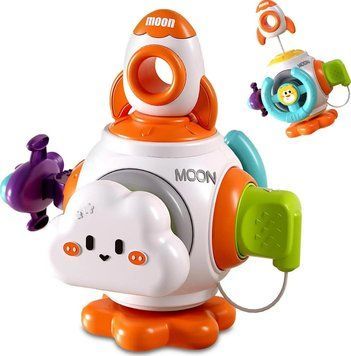 Развивающая игрушка Многофункциональный Мяч Бизикуб для малышей Космическая станция 32555 фото
