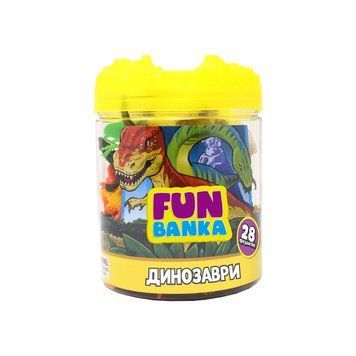 Ігровий мінінабір Fun Banka - Динозаври, 28 предметів 27559 фото
