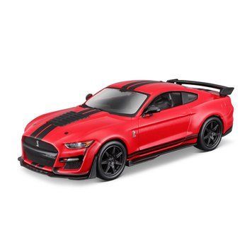 Машинка металлическая Bburago Ford Shelby GT500 1:32, красная 27632 фото