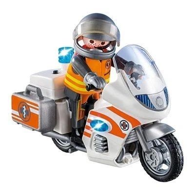 Конструктор Playmobil City Life Мотоцикл МНС 18 деталей 34830 фото