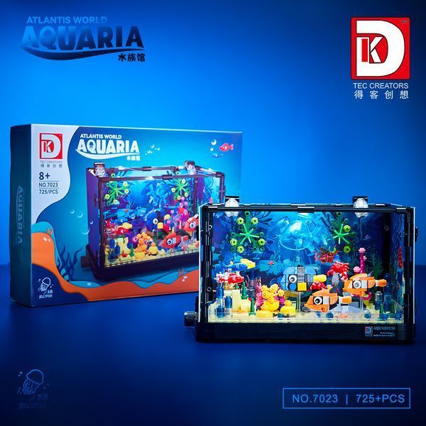 Конструктор аквариум с подсветкой Aquaria 725 деталей 36895 фото