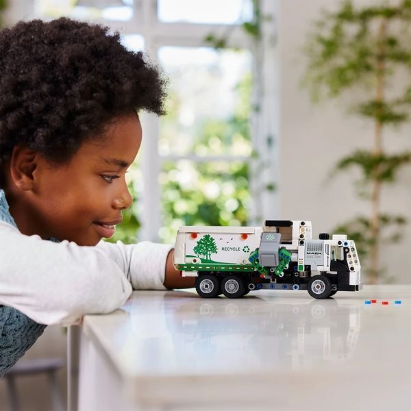Конструктор Лего Технік Сміттєвоз Mack LR Electric Lego Technic 503 деталі (42167) 43768 фото