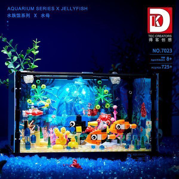 Конструктор аквариум с подсветкой Aquaria 725 деталей 36895 фото