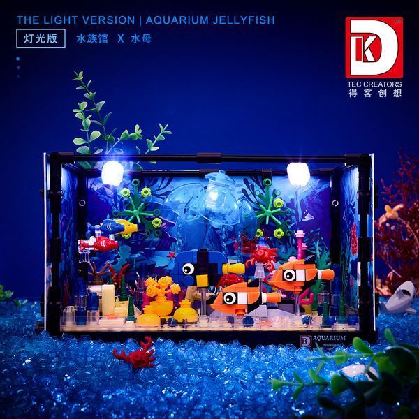 Конструктор аквариум с подсветкой Aquaria 725 деталей 36895 фото
