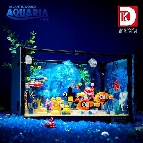 Конструктор аквариум с подсветкой Aquaria 725 деталей 36895 фото