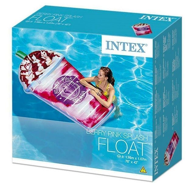 Пляжний надувний Матрас Інтекс Intex 58777 Ягідний коктейль 198 x 107см, від 6 років 22905 фото