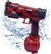 Водний пістолет електричний на акумуляторі з прозорим корпусом Water Gun Червоний 40597 фото 1