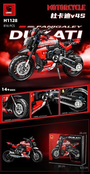 Конструктор Мотоцикл Спортбайк Ducati Panigaley 816 деталей 44273 фото