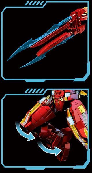Конструктор Марвел Залізна людина MK 50 Iron Man Marvel 1568 деталей 41794 фото