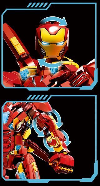 Конструктор Марвел Залізна людина MK 50 Iron Man Marvel 1568 деталей 41794 фото