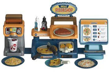 Игровой набор Пиццерия Pizza Shop с прилавком и кассовым аппаратом 35 элементов 32680 фото