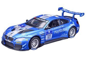 Машинка металева дитяча BMW M6 GT3 Автопром Синій 31509 фото