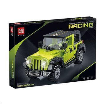 Конструктор машинка Racing Car 321 деталь Зелений 39346 фото